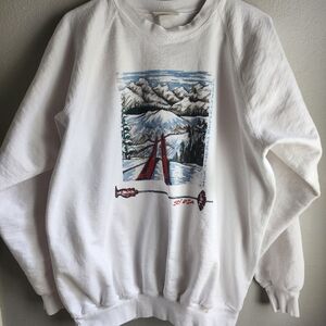 Vintage Northern Reflections Ski Winter Crewneck XL
